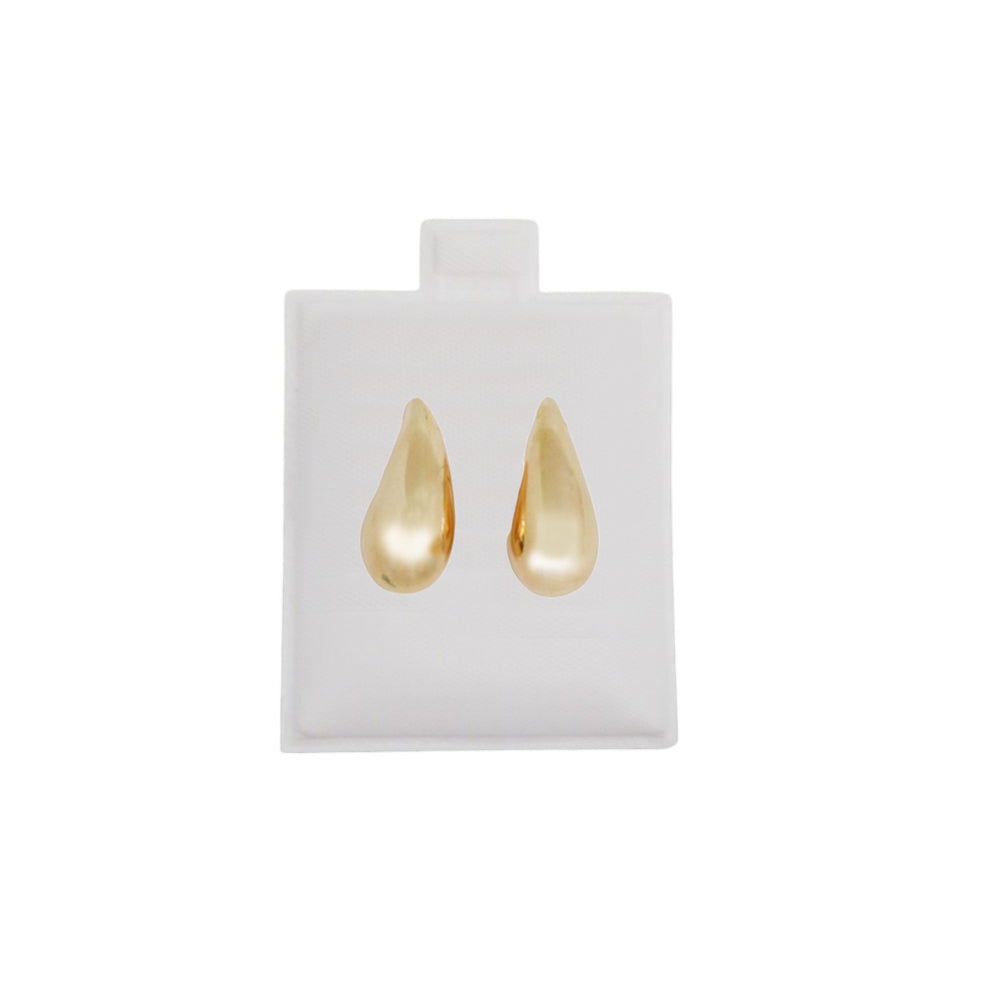 14K Yellow Gold Medium Teardrop Earring