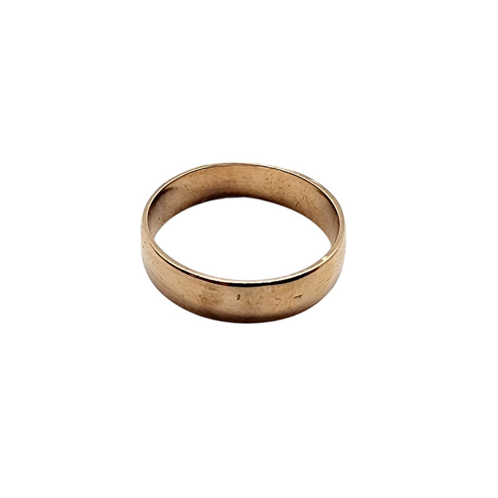 10K Yellow Gold Wedding Stone Ring Size 7.5