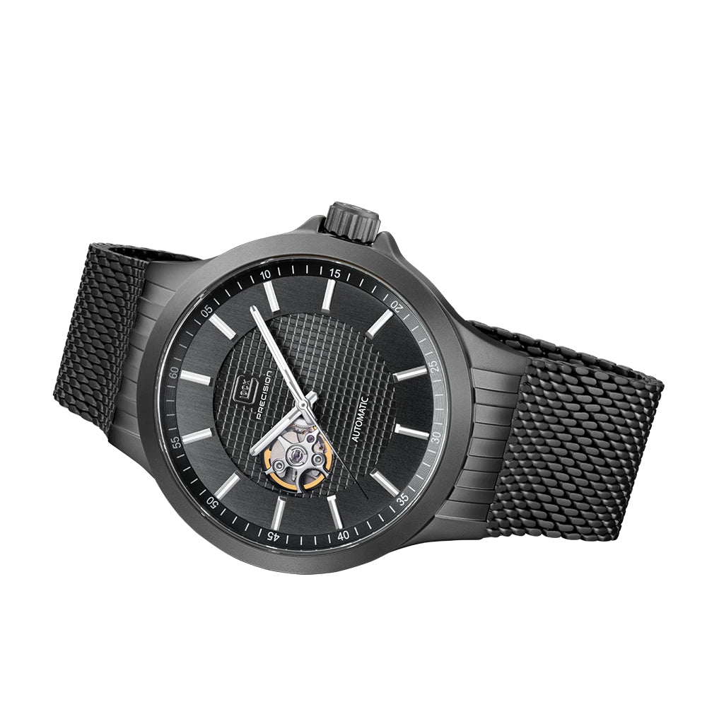 Glock Precision Men Watch Black Steel Case / Black Mesh Strap GW-13-1-24
