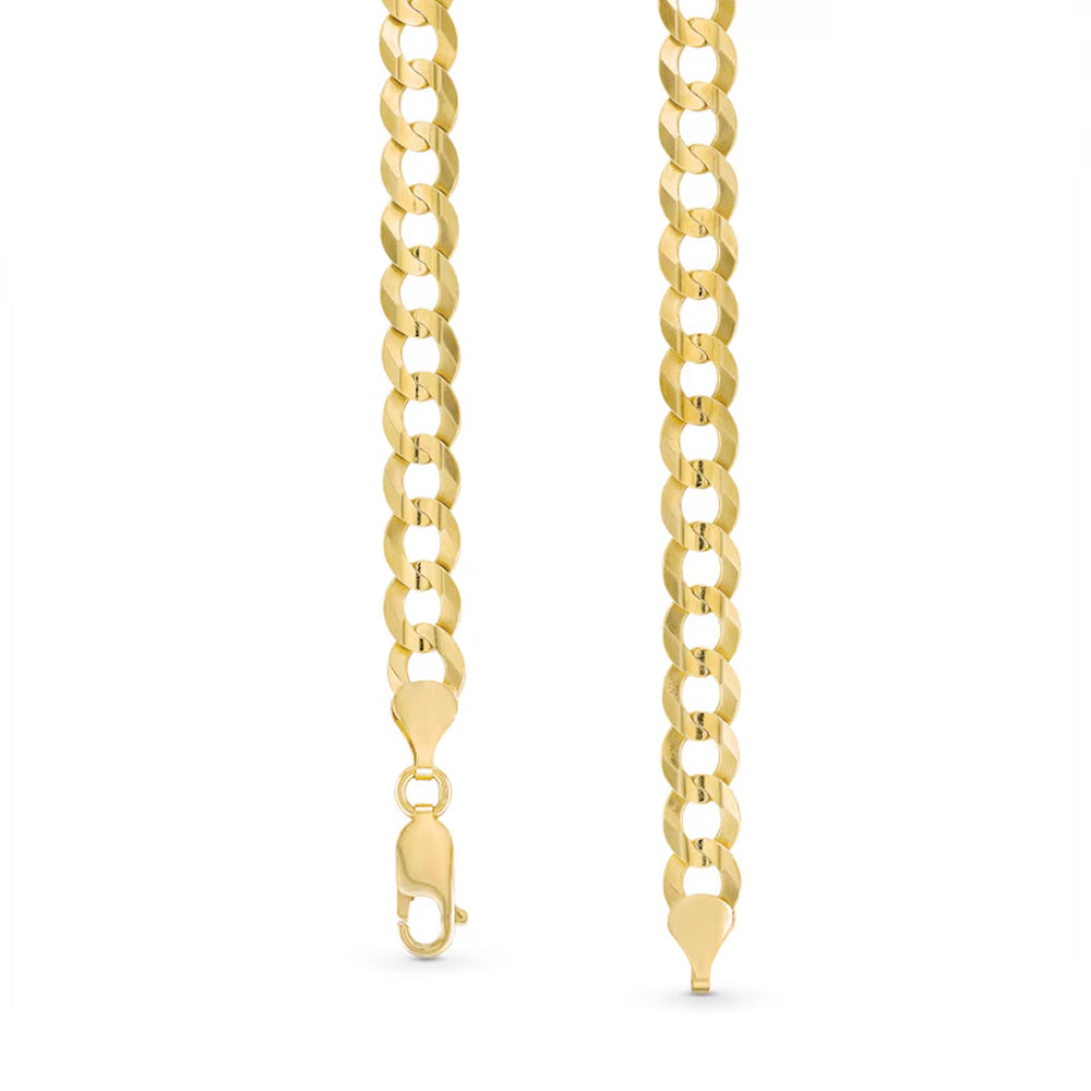 14K Yellow Gold Curb Chain 8.5'' x 26mm