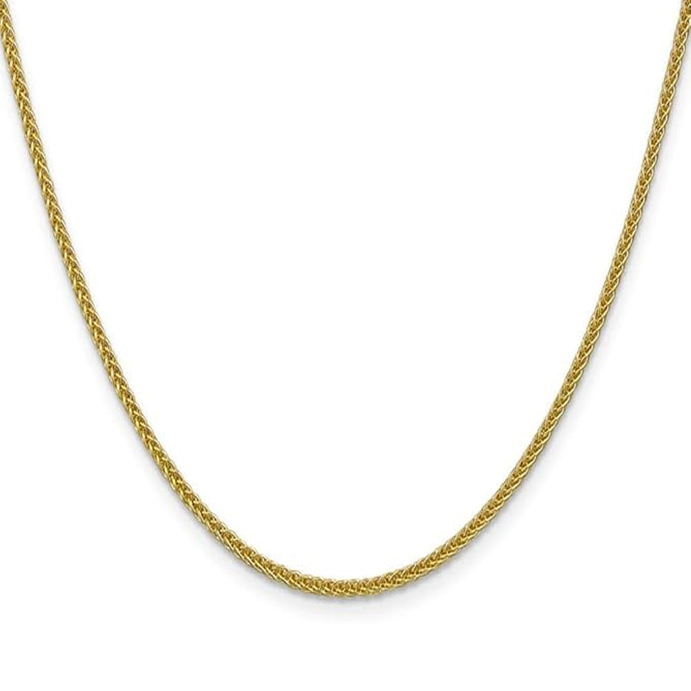 10K Yellow Gold Franco Hollow Chain Necklace 16'' x 2.5mm