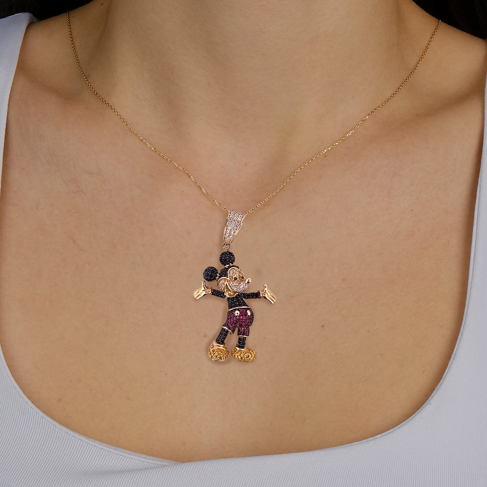14K Yellow Gold Iconic Pendant Necklace