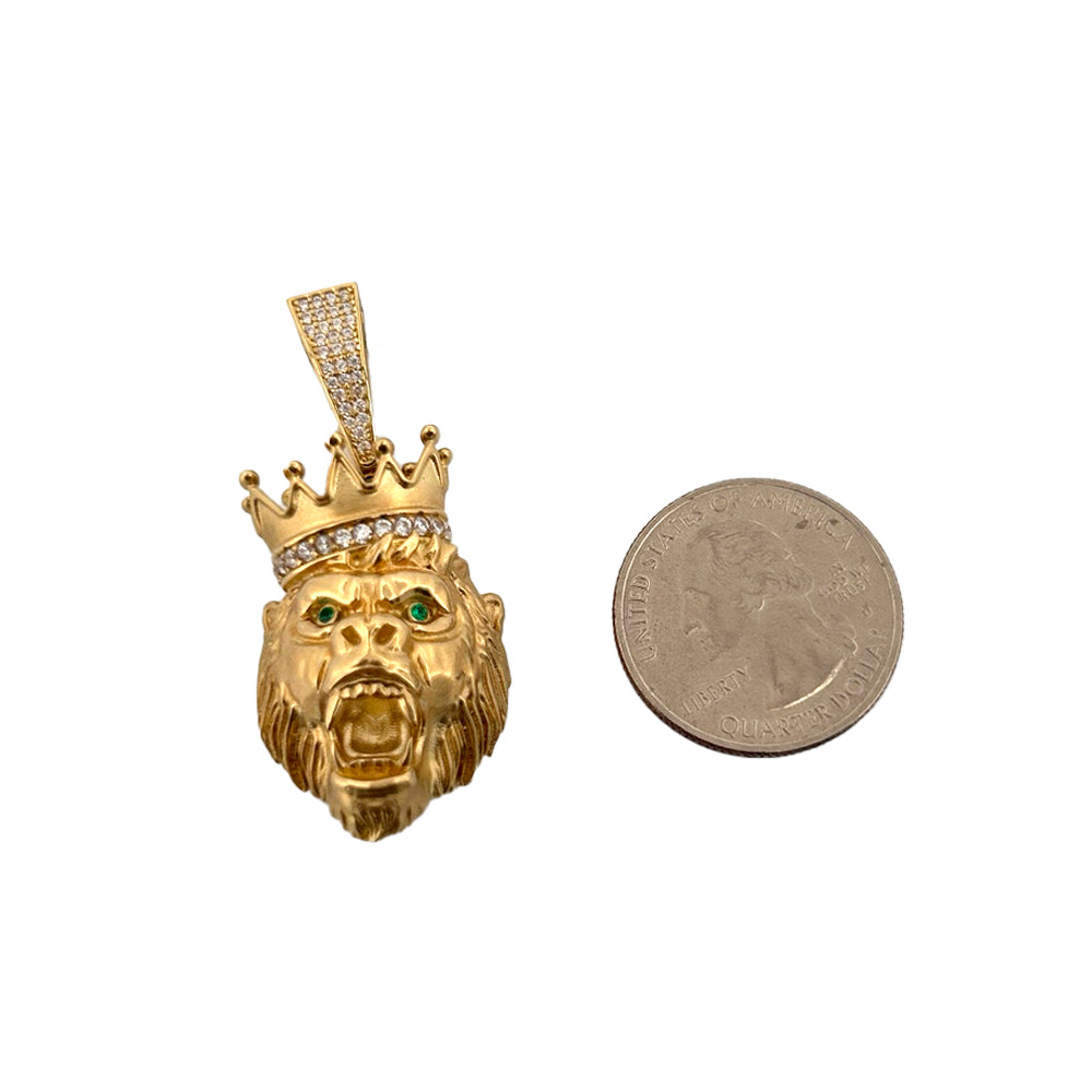 10K Yellow Gold Iconic Gorilla Pendant