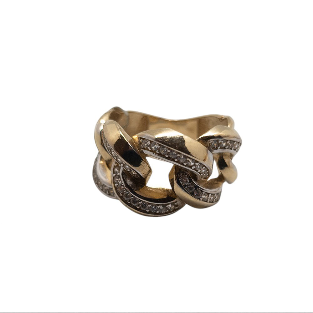 10K Yellow Gold Fashion Ring Size 7.5
