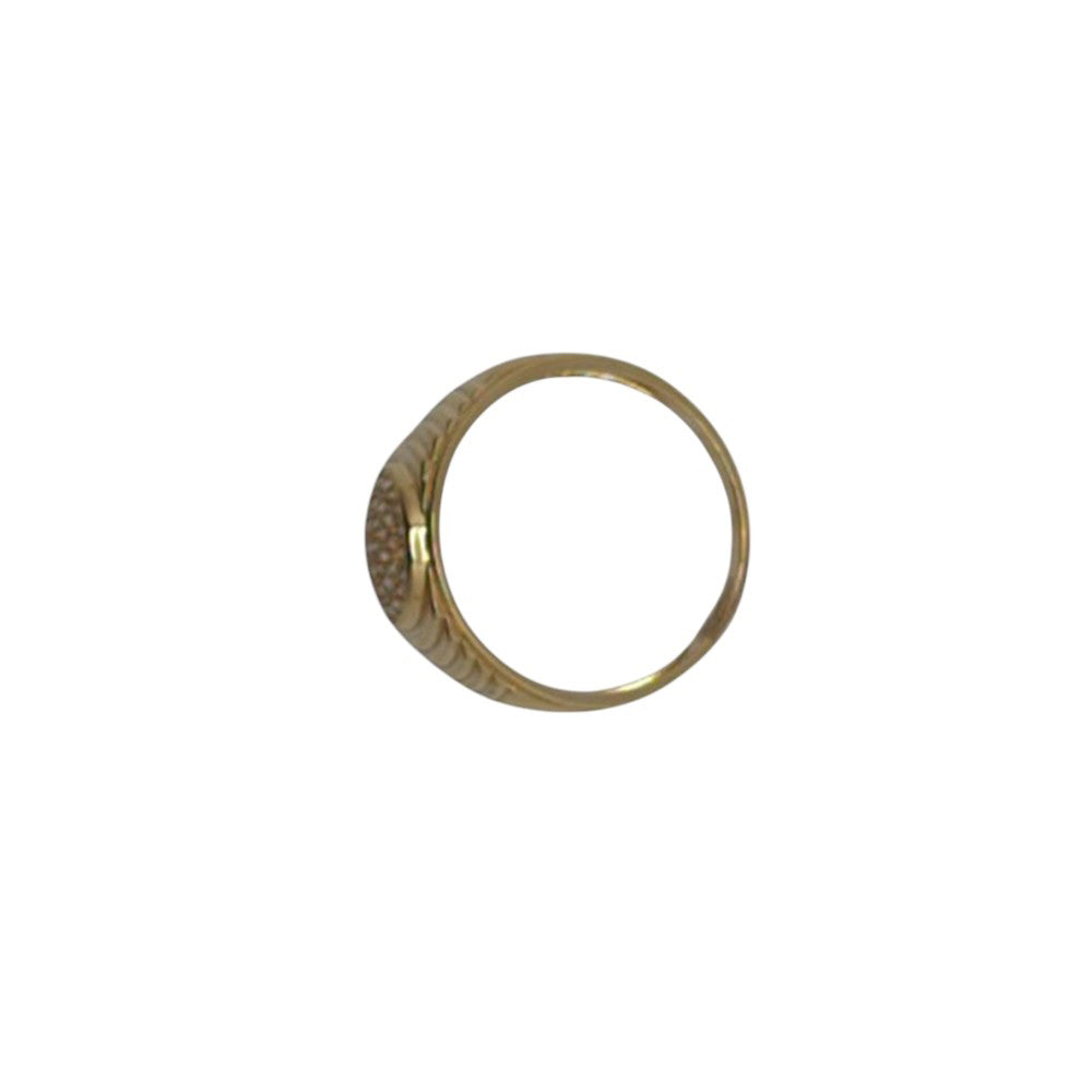 10K Yellow Gold Ring Stone With Stone Size 10