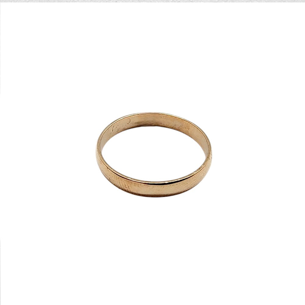 10K Yellow Gold Wedding Stone Ring Size 7.5