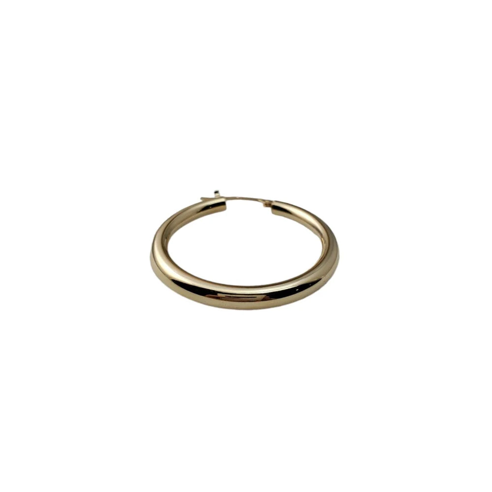 10K Yellow Gold Hoops Earring 0.5mm