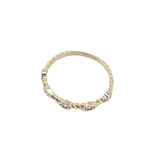 14K Yellow Gold Women Ring Size 10