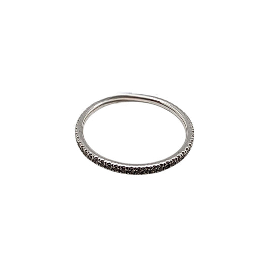 W. Sapphire Eternity Ring - White