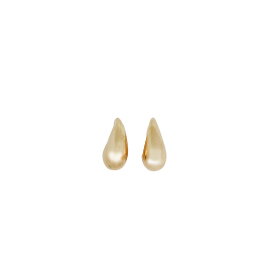 Small Teardrop Earring Real 14K Gold Jewelry