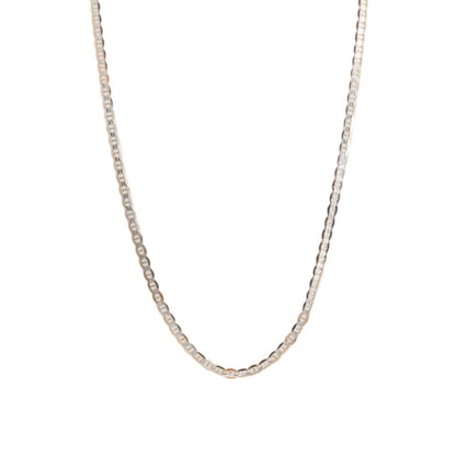 Mariner Two Tone Chain 14K 3x3