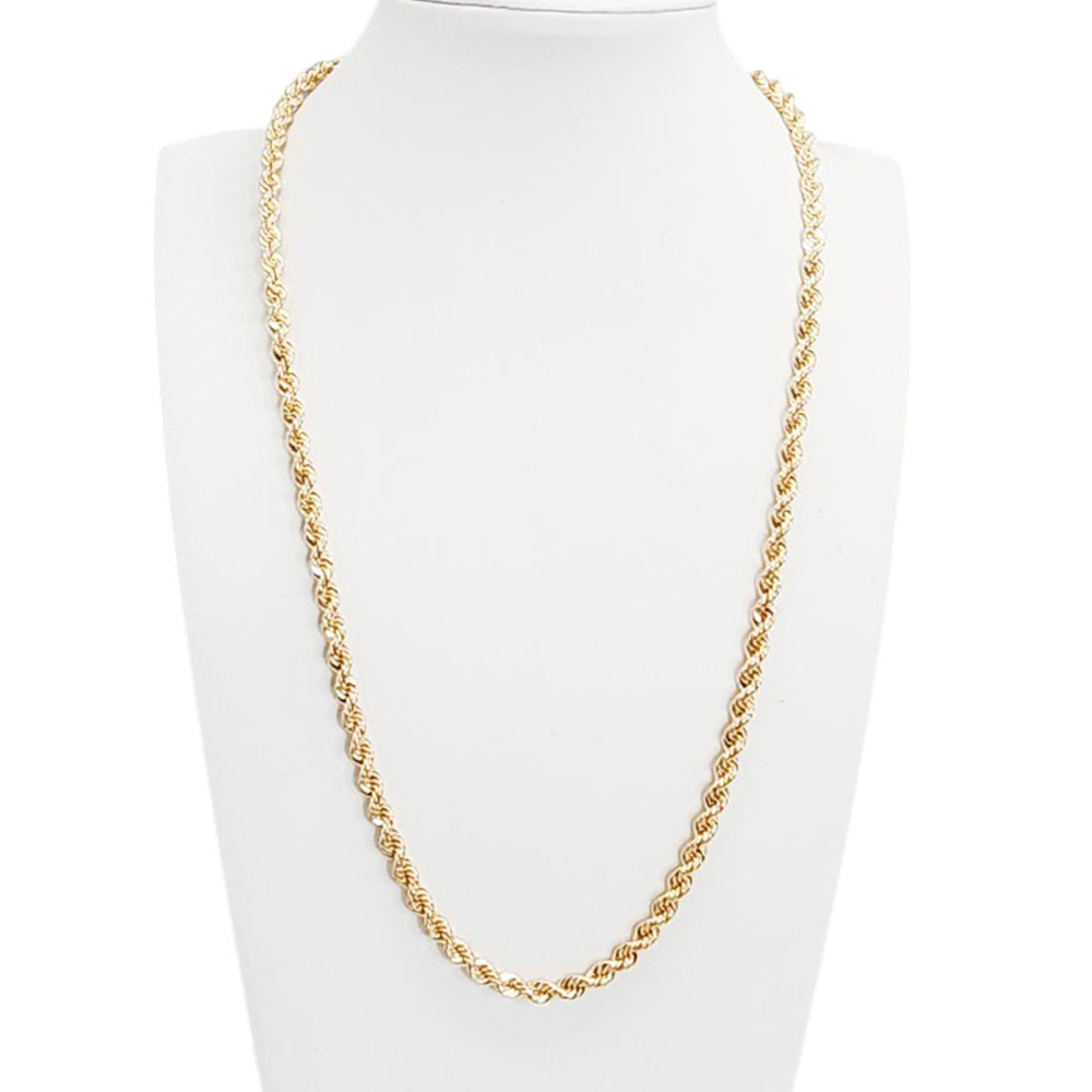 Rope Hollow Ultra Light Chain 14K 18x4, 9.17 grs