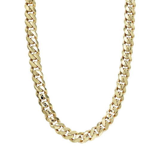 Generic Hollow Chain Necklace Real 10K Gold Jewelry 6.6mm - 20''