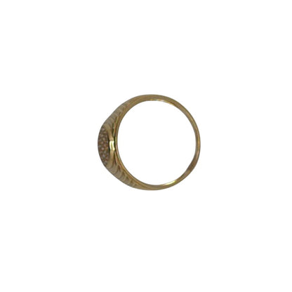 10K Yellow Gold Ring Stone With Stone Size 10
