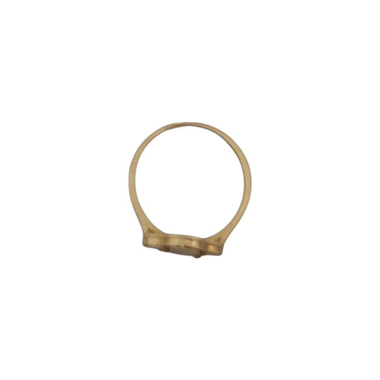 14K Yellow Gold Clover Ring Size 7.5