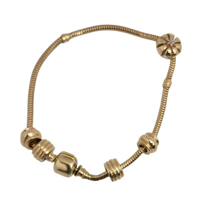 10K Yellow Gold Generic Bracelet 7'' x 5mm