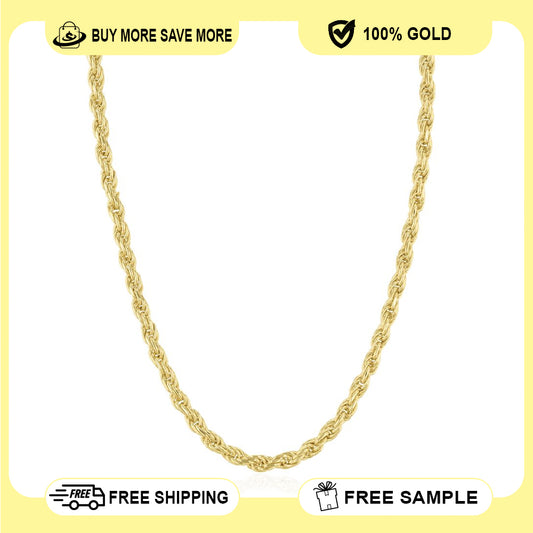 14K Gold Rope Chain 4.5mm 26'' 12.9g