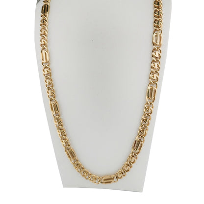 10K Yellow Gold Generic Hollow Chain 22'' x 8mm