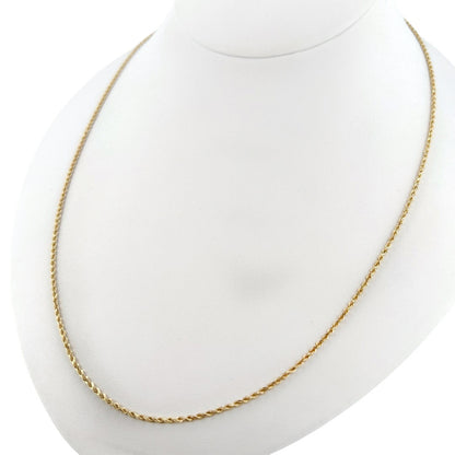 14K Gold Solid Rope Chain 1.5mm 20'' 4.28g