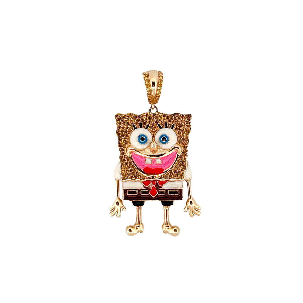 10K Yellow Gold Cartoon Style Pendant