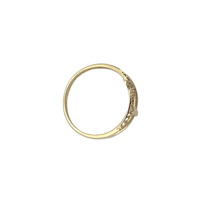 Cross Sparkle Ring 10K 7.5