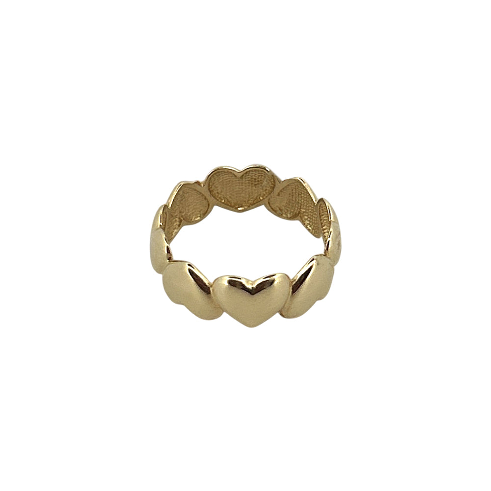 Infinity of Hearts Ring 10K 7.5