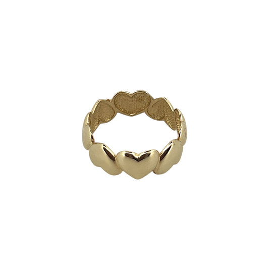 Infinity of Hearts Ring 10K 7.5