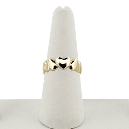 Infinity of Hearts Ring 10K 7.5