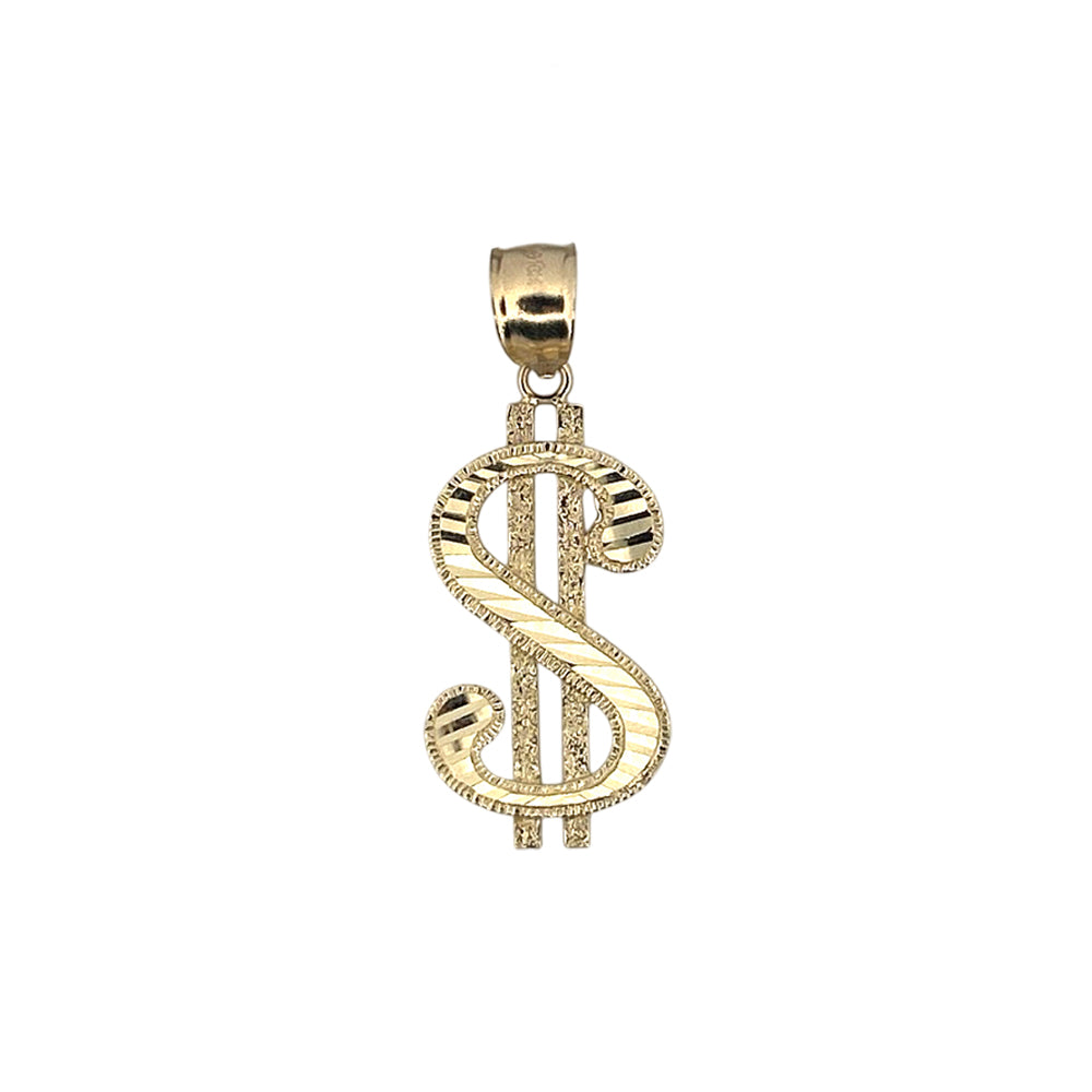 Dollar Shine Pendant 10K 1.5