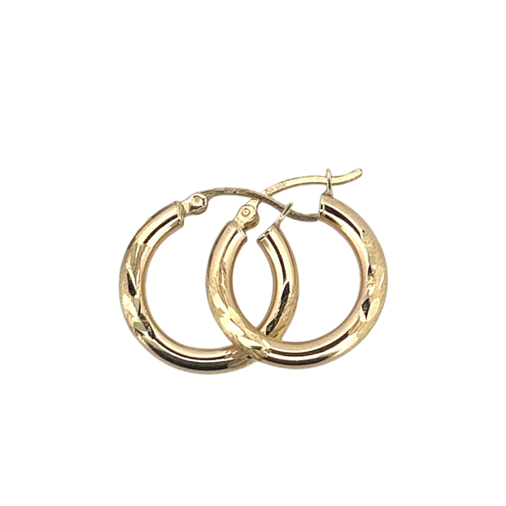 Classic Hoop Earring 10K 0.5