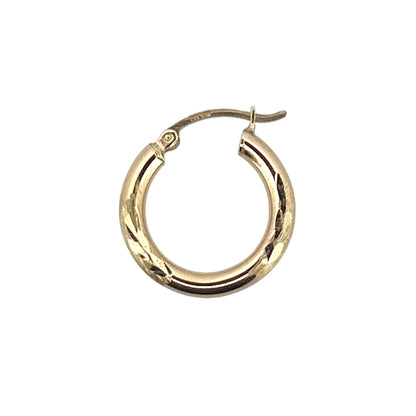 Classic Hoop Earring 10K 0.5