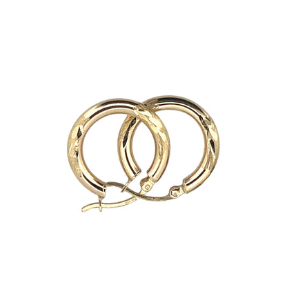 Classic Hoop Earring 10K 0.5