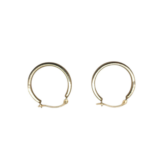 Hoops Earring Real 10K Gold Jewelry Size 0.5