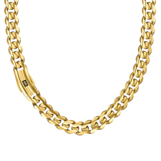 10K Yellow Gold Monaco Classic Link No Stone Chain 24''x16''