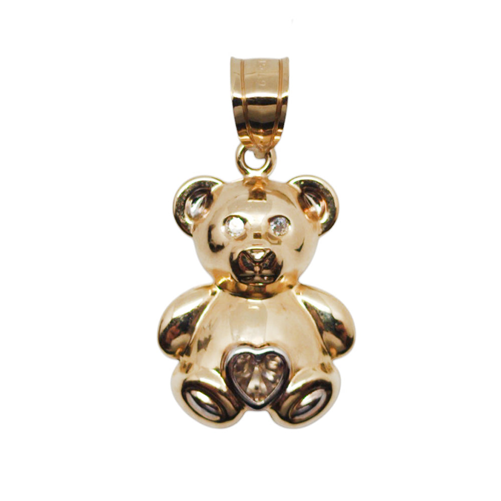 Small Bear Pendant 10K