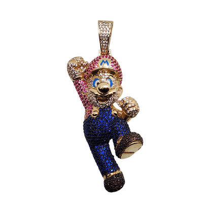 Mario Bros Pendant 14K