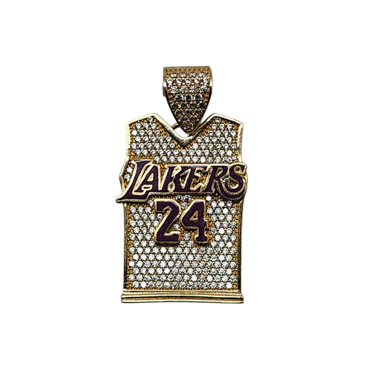 Lakers Shirt Pendant 10K