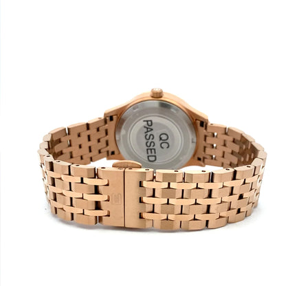 Glock Precision Women Watch. Rose Gold Steel Case / Rose Gold Link Bracelet 31-2-18