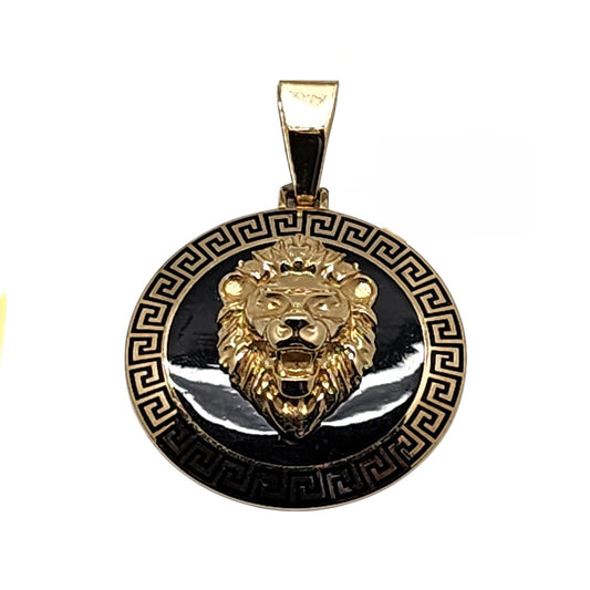 10K Yellow Gold Medallion Pendant