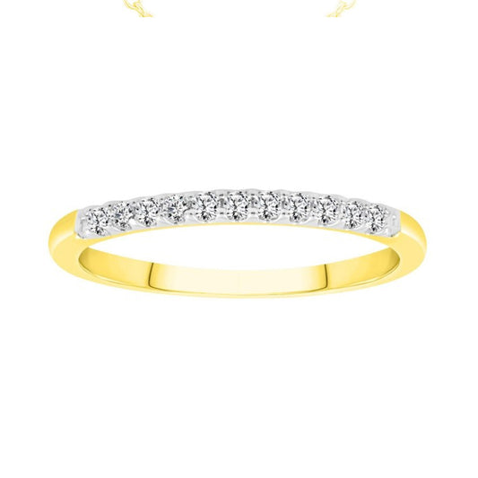 Ladies Ring 10K YG 0.25CT RD Diamond - 3sjewelry